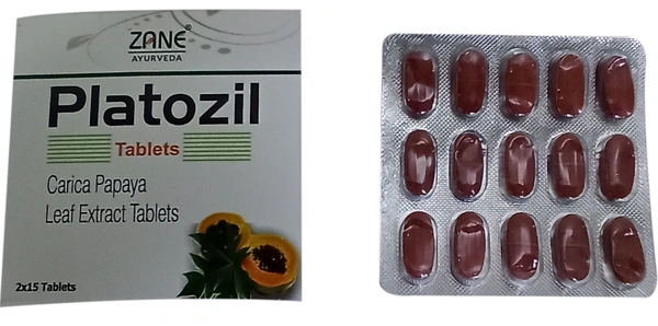 ZANE AYURVEDA PLATOZIL TAB 2*15 TAB
